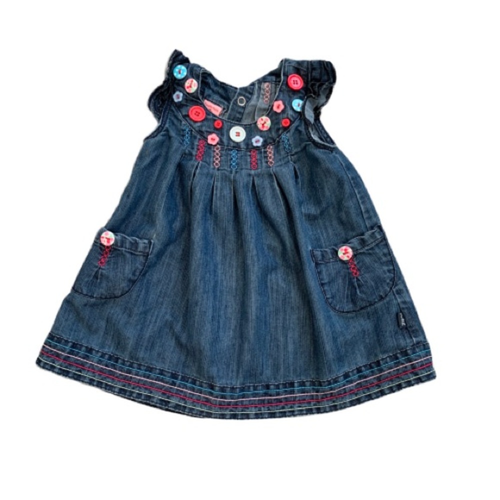 Girls Pumpkin Patch Jean Dress size 24m